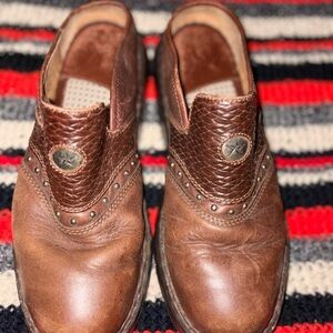 Double H Boots Brown Clogs size 8.5